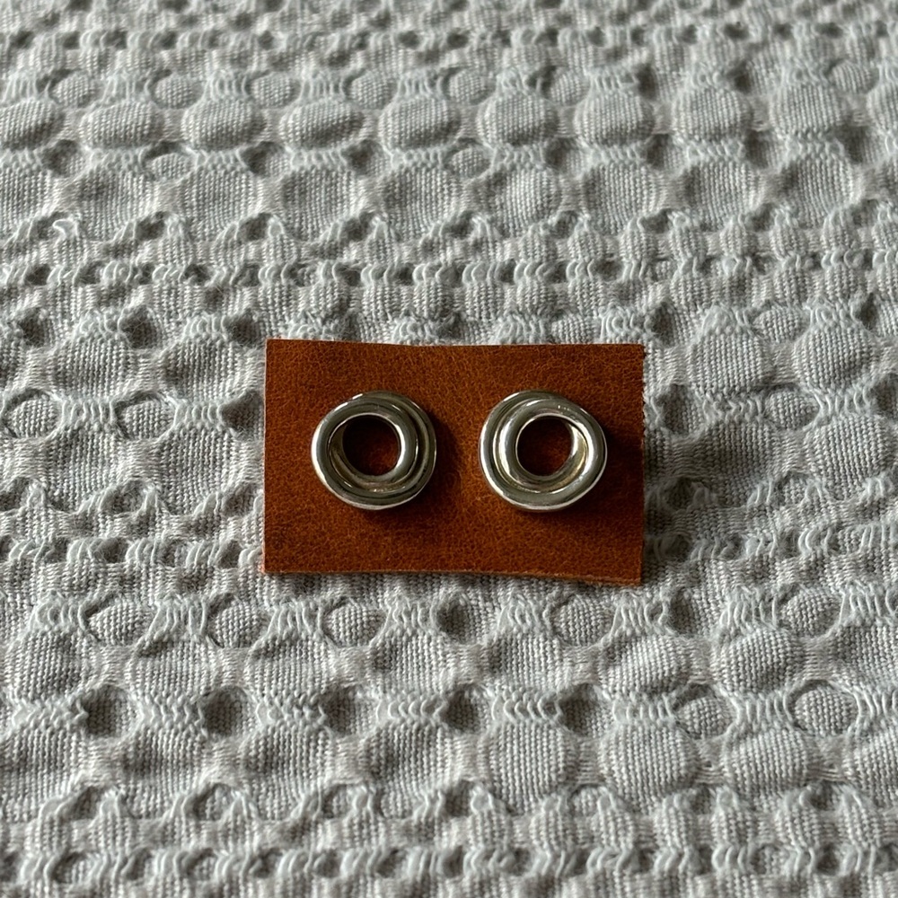 Silpada Karma Swirl Stud Earrings
